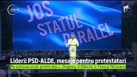 Liderii PSD-ALDE, mesage pentru protestatari