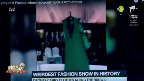 Smiley News. Prezentare de modă, în Arabia Saudită. Rochiile sunt aduse cu drone