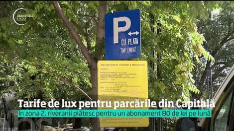 Cresc tarifele pentru parcarea &icirc;n centrul Capitalei! Chiar şi de zece ori