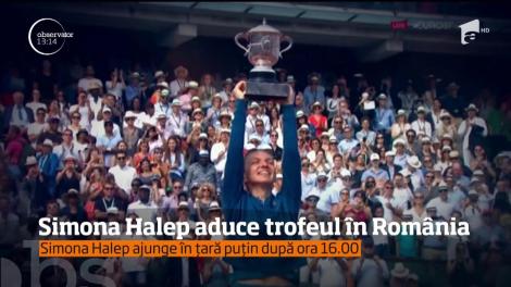 Simona Halep aduce trofeul în România
