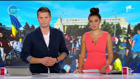 A fost o nouă duminică cu proteste în Piaţa Victoriei din Capitală