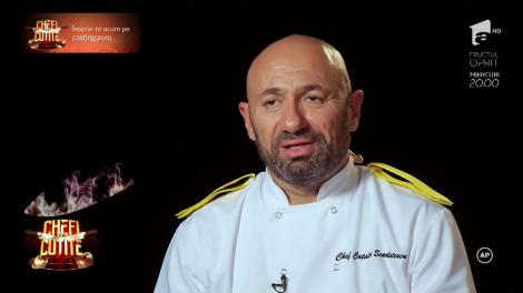 Urlete și nervi întinși la maximum! Amedeo, luat la rost, din nou, de chef Scărlătescu: "Îl rupi! Băi, spatula, bă! Ce se întâmplă cu tine? Nu ştii ce e aia spatulă?"