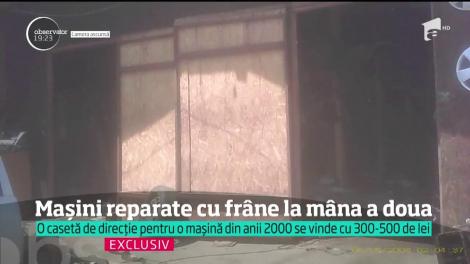 Mașini reparate cu fr&acirc;ne la m&acirc;na a doua