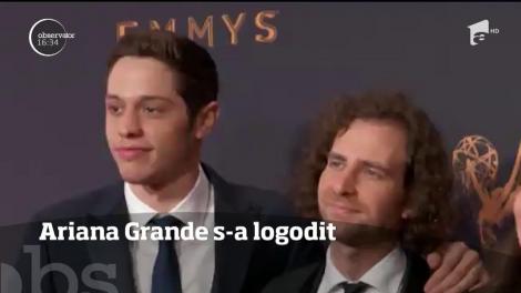 Ariana Grande s-a logodit, după o relaţie de numai trei săptăm&acirc;ni