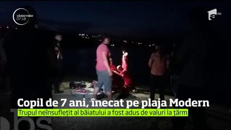 Tragedie pe plaja Modern, înainte de festivalul Neversea! Un copil a murit înecat