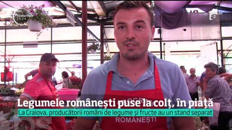 Legumele şi fructele rom&acirc;neşti sunt puse la colţ &icirc;n pieţele agroalimentare