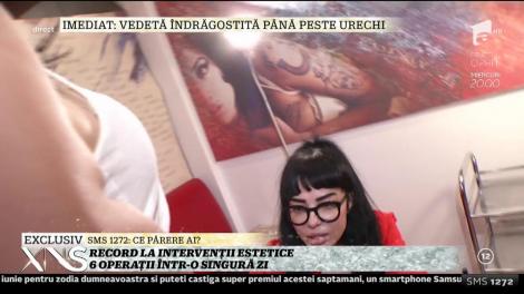 Adriana Bahmuţeanu, record la intervenții estetice! 6 operații într-o singură zi!