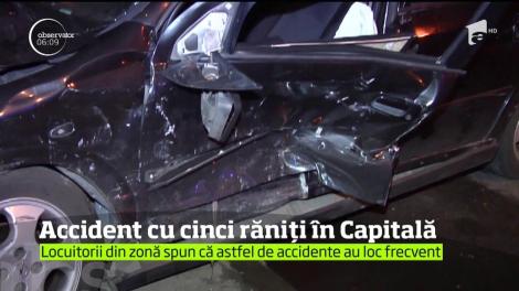 Cinci oameni au fost răniţi într-un accident petrecut în cartierul Giuleşti din Capitală!