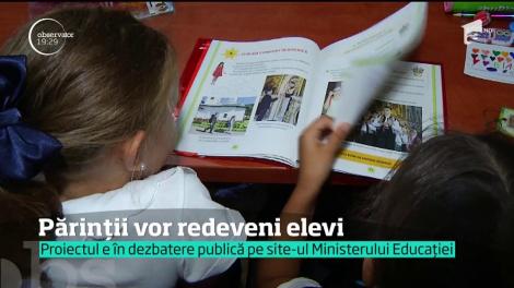 Ministerul Educației vrea să îi trimită pe părinți din nou la școală! Ce categorii sunt vizate