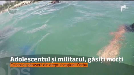 Adolescentul şi militarul dispăruţi în mare, găsiți morți