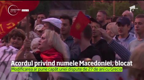 Acordul cu Grecia, pentru schimbarea denumirii oficiale a Macedoniei, provoacă o criză constituţională în această fostă republică iugoslavă