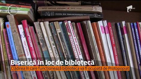 Zeci de maramureşeni ar putea rămâne fără singura bibliotecă din oraş. Clădirea în care funcţionează acum instituţia a fost câştigată în instanţă de Biserică