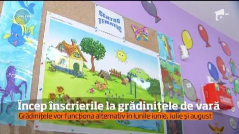 Au &icirc;nceput &icirc;nscrierile pentru grădiniţele de vară!