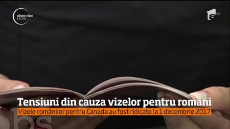 Un parlamentar canadian a cerut reintroducerea vizelor pentru români