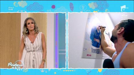 Diana Munteanu, cu mustață și fără un dinte! Opera lui Dorian Popa! "Trebuia să fie Diana mexicana!"