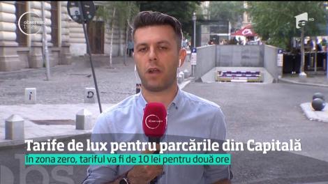 Tarife de lux pentru parcările din Capitală
