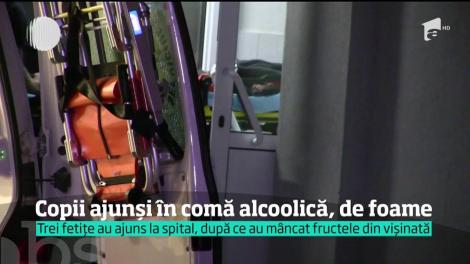 Caz revoltător &icirc;ntr-o comună din Moldova! Trei copii au ajuns la spital &icirc;n comă alcoolică, de foame