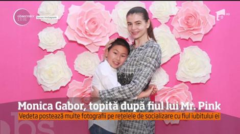 Monica Gabor, topită după fiul lui Mr. Pink