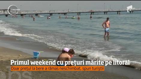 Primul weekeend cu preţuri mari la mare