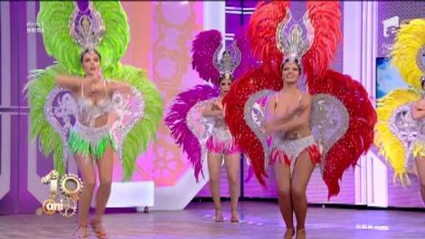 Trupa Vogue dansează Samba în platoul Neatza cu Răzvan și Dani