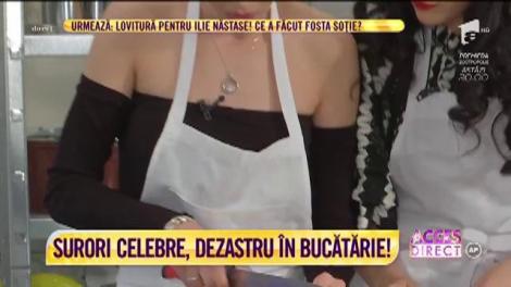 Raluca şi Denisa de la Bambi au făcut echipă şi s-au întrecut într-ale gătitului cu Teo Rose şi sora ei Raluca Burcea