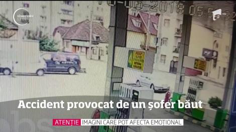 Accident provocat de un șofer băut, în județul Sibiu