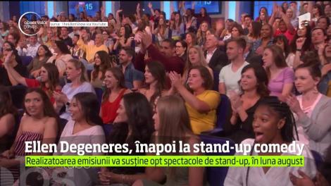 Ellen Degeneres, înapoi la stand-up comedy
