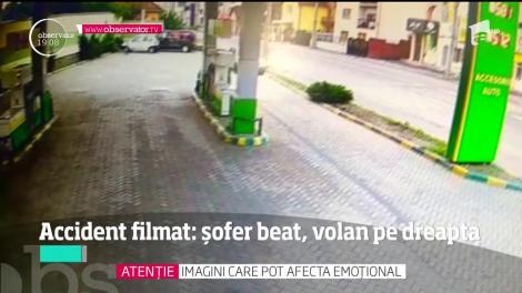 Accident cumplit în apropierea aeroportului din Sibiu