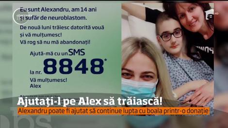 Vreau să ajut! La doar 14 ani, Alexandru se luptă pentru a doua oară cu cancerul