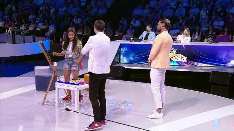 Lidia Buble nu mai are cuvinte! Ea este Irina, fetița bolnavă, talentată la pictură, care poate comunica cu îngerii: "El a făcut o piatră din lacrima mea..."