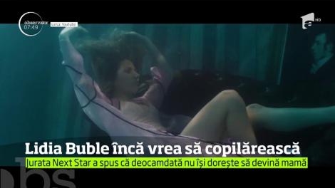Lidia Buble încă vrea să copilărească! Artista nu își dorește să devină mamă prea curând