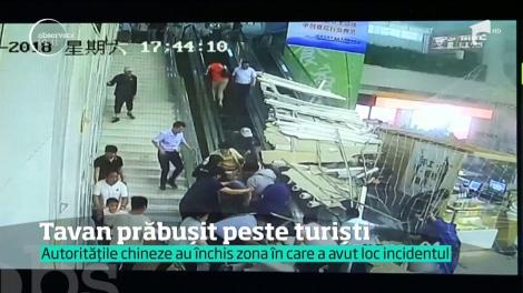 Tavan prăbușit peste oameni, într-un centru turistic din nord-vestul Chinei