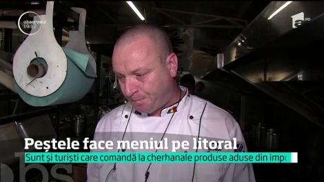 Peștele face meniul pe litoralul românesc