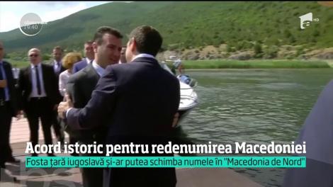 Acord istoric pentru redenumirea Macedoniei