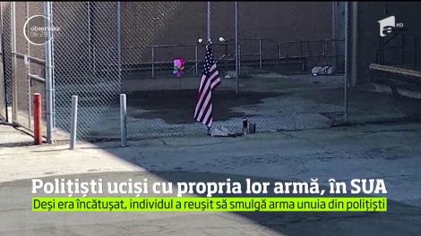 Polițiști uciși cu propria lor armă, în Statele Unite
