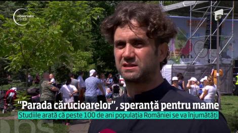 "Parada cărucioarelor", speranță pentru mame