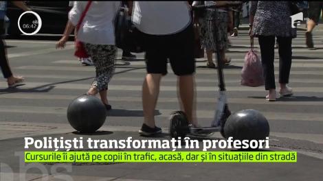 Cursuri predate de polițiști, în școlile din România! Ce învață elevii