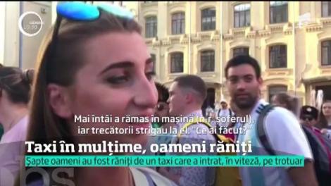Alertă la Campionatul Mondial de Fotbal! Șapte oameni au fost răniți de un taxi care a intrat, în viteză, pe trotuar