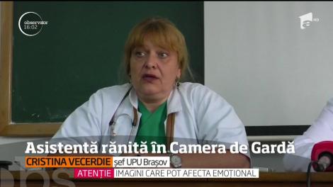 Asistenta din Braşov, rănită într-un incident produs de un tânăr beat, rămâne internată la Neurochirurgie