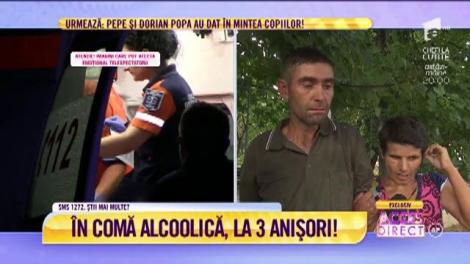 Mama fetițelor în comă alcoolică oferă lecții de băut pentru copilași! Simona Gherghe: "Azi ați consumat ceva?"