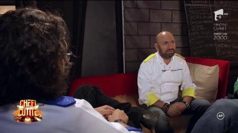 Discuţiile în contradictoriu dintre CHEFI continuă! Florin Dumitrescu, supărat pe colegi: "V-aţi aliat împotriva mea". Chef Sorin: "Sunt orgoliile noastre în joc"