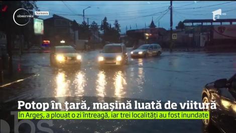 Inundaţii puternice şi în mai multe zone din ţară