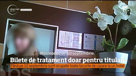 Bilete de tratament la mare, doar pentru titulari