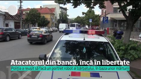 Atacatorul din bancă, în Cluj, este încă în libertate