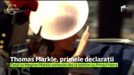 Tatăl lui Meghan Markle a vorbit pentru prima oară despre nunta prinţului Harry cu fiica sa, acum ducesă de Sussex