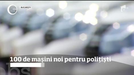 Poliţistii au maşini noi. Încă 100 de autoturisme Dacia au fost preluate oficial de agenţii din teritoriu