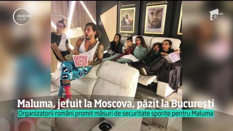 Cu doar câteva zile înainte să vină la Bucureşti, Maluma a fost jefuit la Moscova