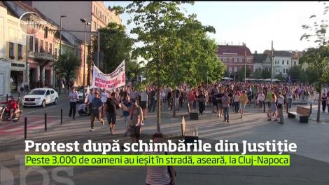 S-a ieşit în stradă la Cluj-Napoca!
