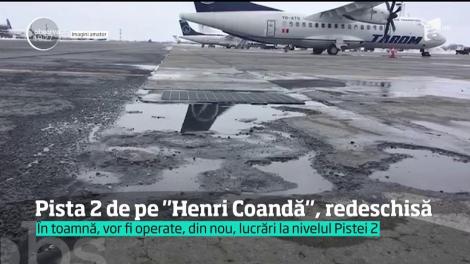 Ca să se evite întârzierile, după patru ani de reparaţii, cea de-a doua pistă a aeroportului Henri Coandă a fost redeschisă în întregime