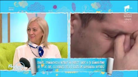 Vă amintiți? În urmă cu patru ani, Daniel Osmanovici stătea 37 de ore neîntrerupte, în direct, pentru Kassandra: ”A fost absolut minunat”